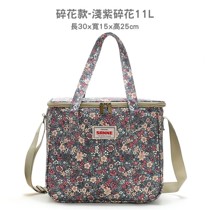碎花款 保冰 保溫袋【Zakka】多功能保溫保冰 便當袋 保溫 保冷 保冷袋 保冰袋 保鮮袋 露營 新年 禮物 交換禮物-規格圖9