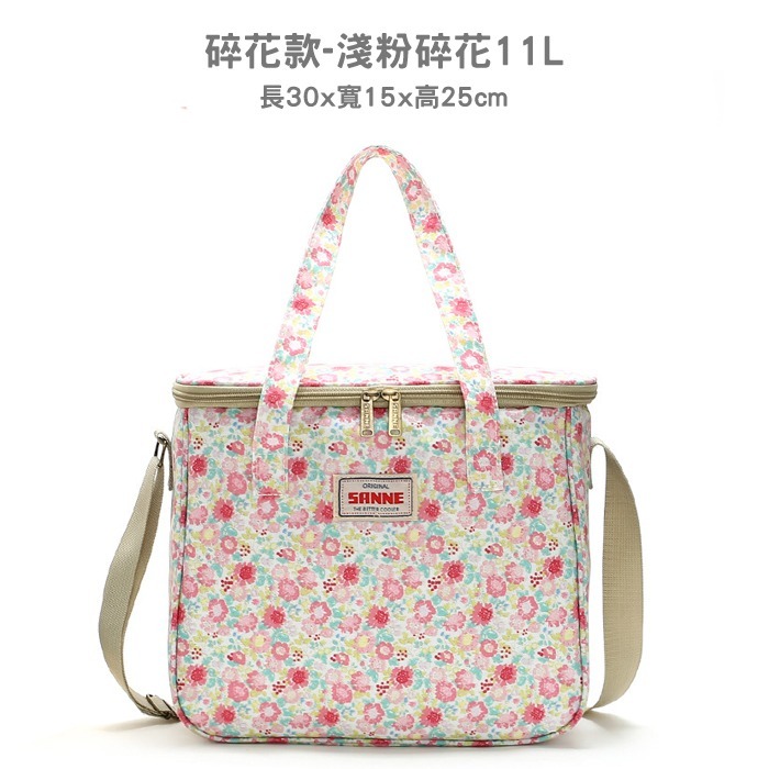 碎花款 保冰 保溫袋【Zakka】多功能保溫保冰 便當袋 保溫 保冷 保冷袋 保冰袋 保鮮袋 露營 新年 禮物 交換禮物-規格圖9