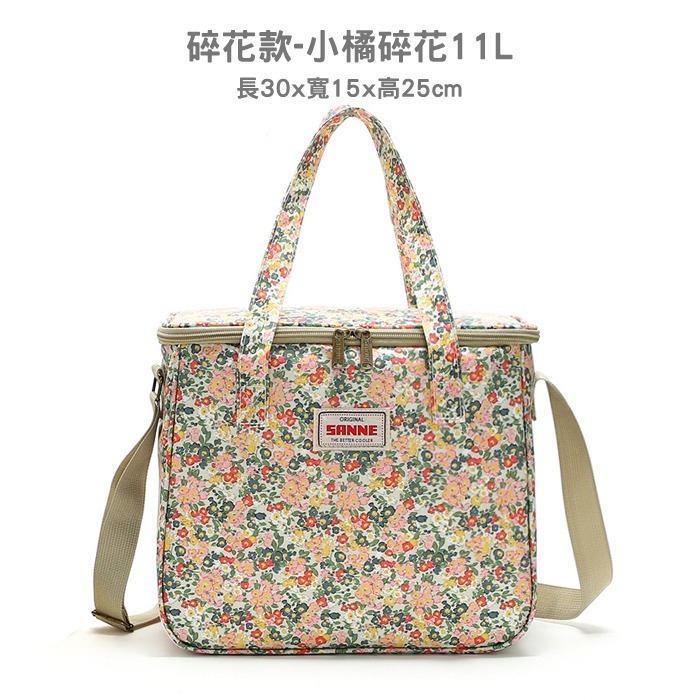 碎花款 保冰 保溫袋【Zakka】多功能保溫保冰 便當袋 保溫 保冷 保冷袋 保冰袋 保鮮袋 露營 新年 禮物 交換禮物-規格圖9