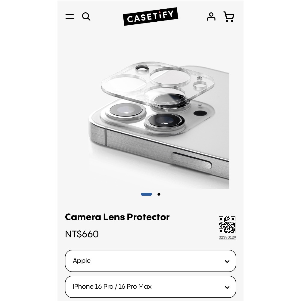 原裝正品 現貨 CASETiFY iPhone 16 15 14 13 系列 鏡頭保護貼 鏡頭貼-規格圖5