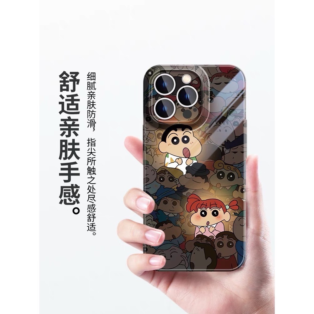 Zeus Space🔸預購款🔸iPhone手機殼📱發光睡衣蠟筆小新 妮妮情侶款-細節圖4