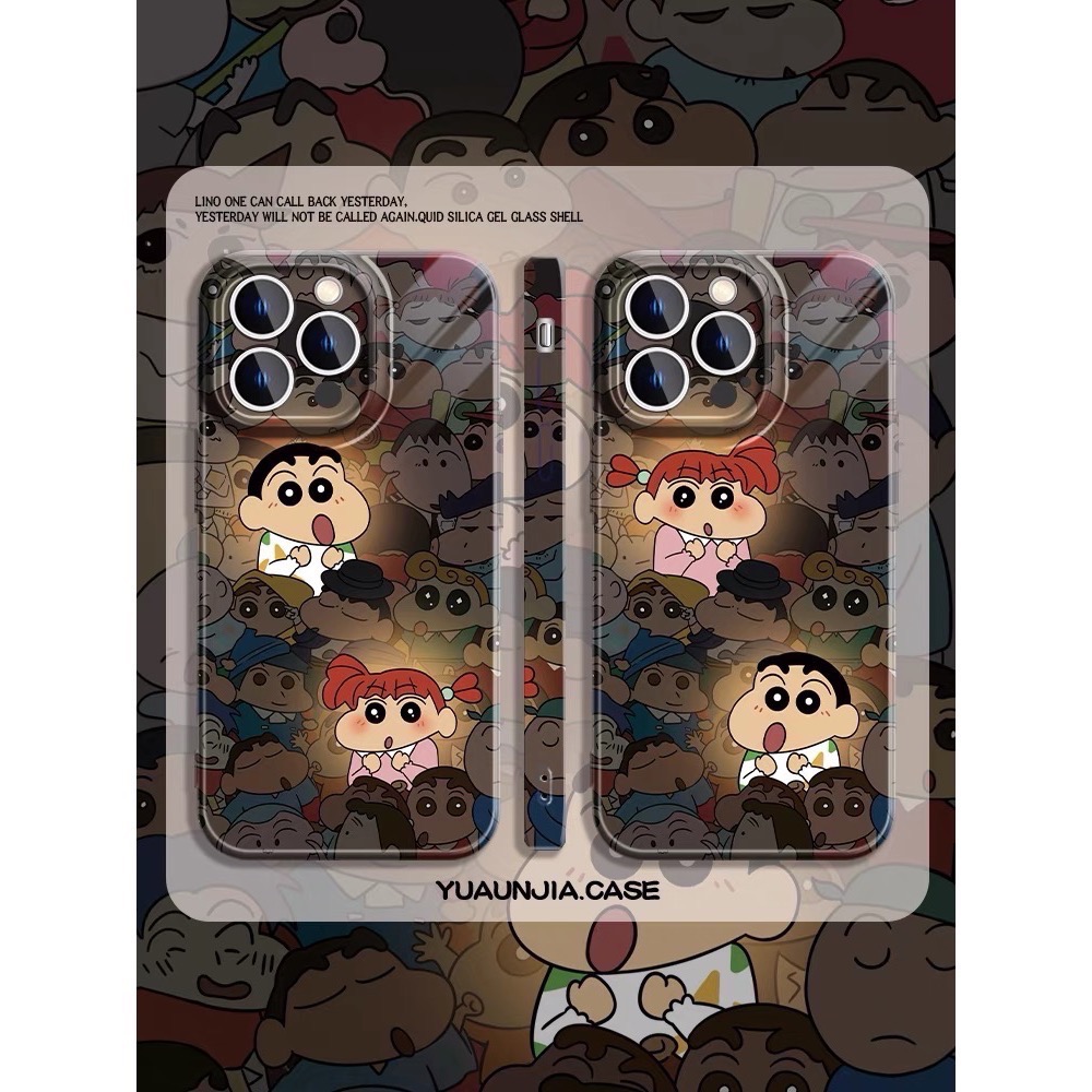 Zeus Space🔸預購款🔸iPhone手機殼📱發光睡衣蠟筆小新 妮妮情侶款-細節圖5