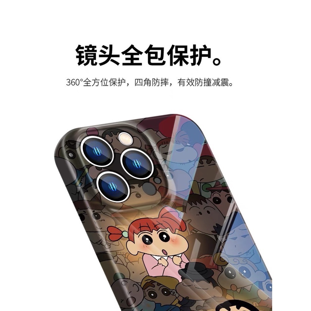 Zeus Space🔸預購款🔸iPhone手機殼📱發光睡衣蠟筆小新 妮妮情侶款-細節圖7