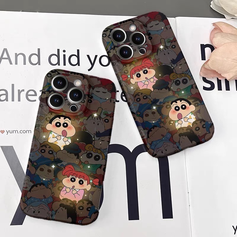 Zeus Space🔸預購款🔸iPhone手機殼📱發光睡衣蠟筆小新 妮妮情侶款-細節圖8