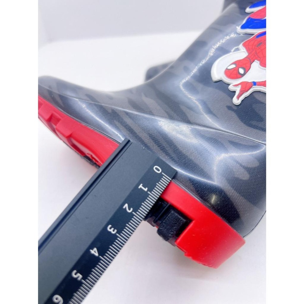 [ 敲敲鞋店 ] 正版授權 SPIDERMAN 蜘蛛人長筒雨鞋 迷彩風格 超帥氣 雨天必備款 MIT 台灣製-細節圖5