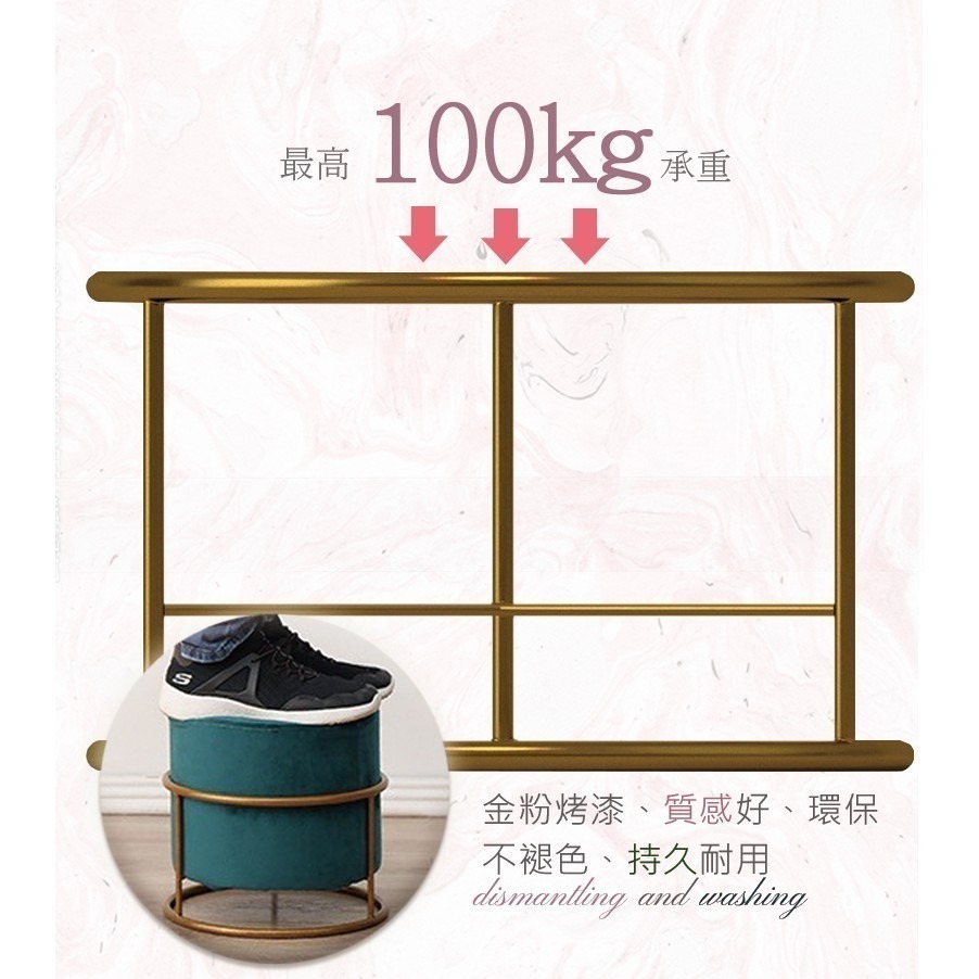 網美小圓凳 加長大橢圓椅 沙發凳 三種高度 椅子 換鞋椅 換鞋凳 休閒凳可拆洗-細節圖4