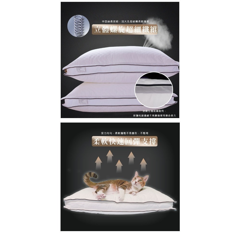 飯店枕頭 涼感護頸枕 夏季涼感枕頭 羽絲絨枕頭 飯店名宿愛用款 不變形 家用枕頭 水洗枕頭-細節圖4