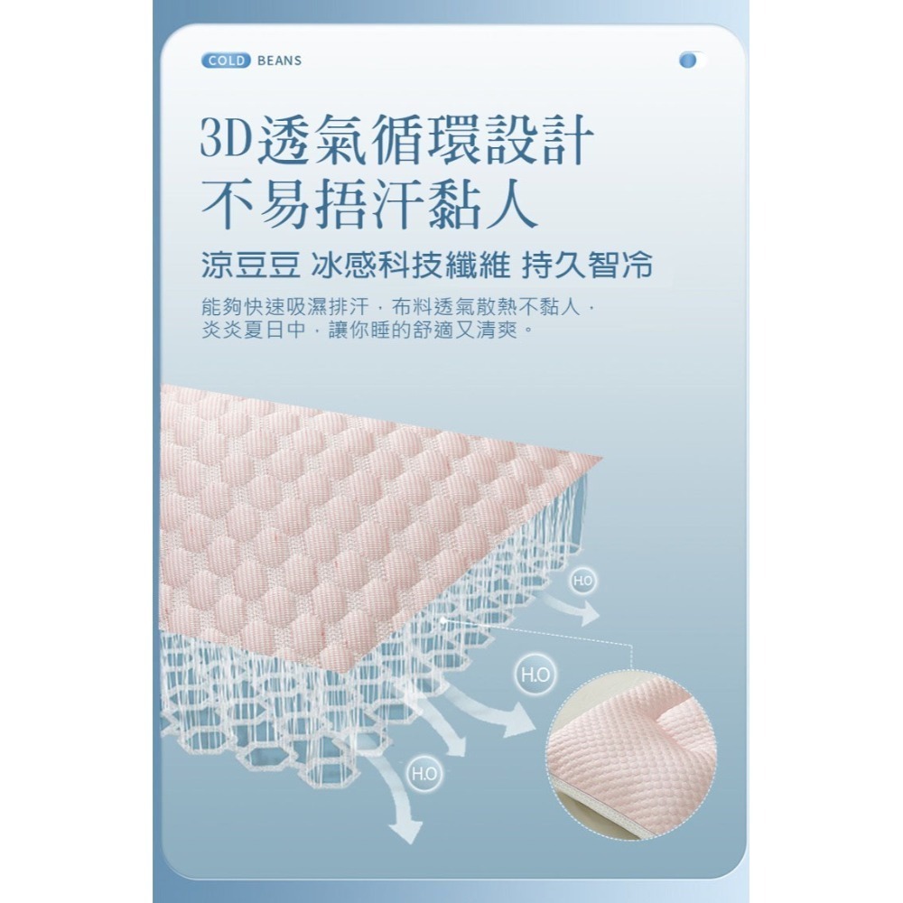 💖涼感護頸枕 涼豆豆枕頭 雙面乳膠枕 超舒適 夏季涼感枕頭 羽絲絨填充 不變形 成人護頸椎 家用枕頭芯 可水洗-細節圖3