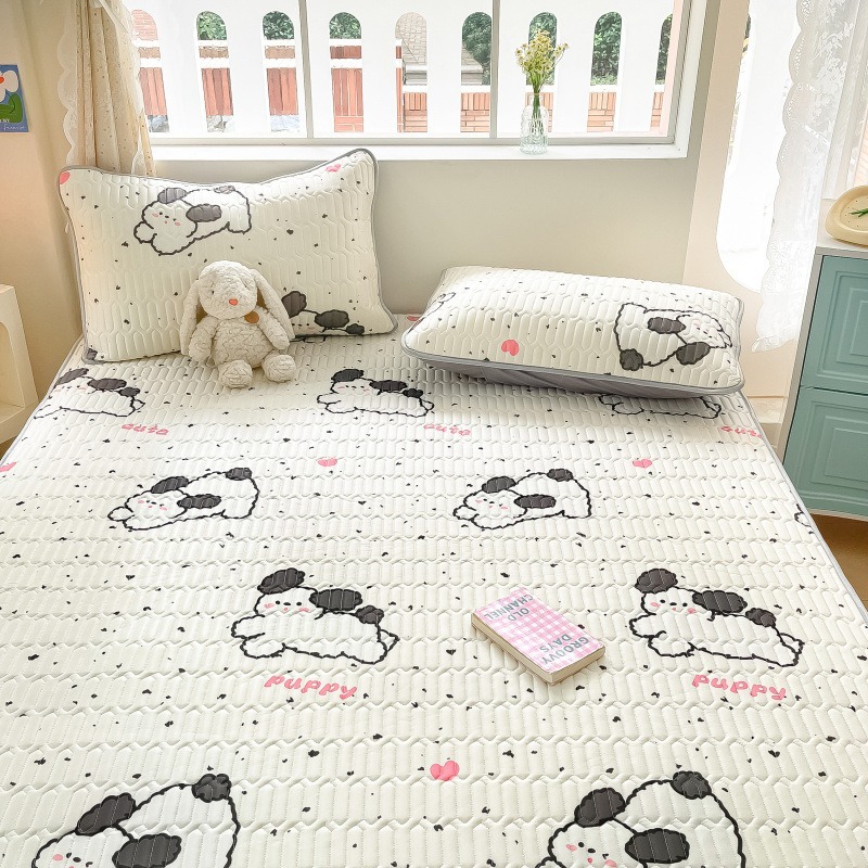 加厚乳膠冰絲蓆 卡通乳膠涼蓆 乳膠涼蓆 乳膠床墊 可水洗附枕套 冰涼墊 冰絲蓆涼感 天然乳膠 床墊-規格圖10