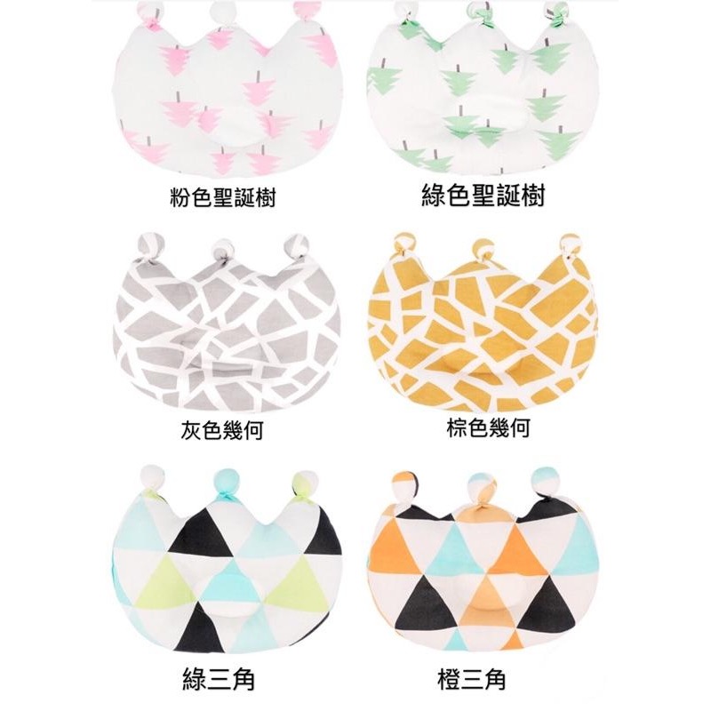 現貨 miracle baby純棉皇冠造型👑新生兒舒適防偏頭定型枕-細節圖3