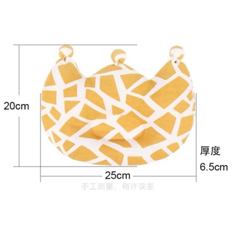 現貨 miracle baby純棉皇冠造型👑新生兒舒適防偏頭定型枕-細節圖5