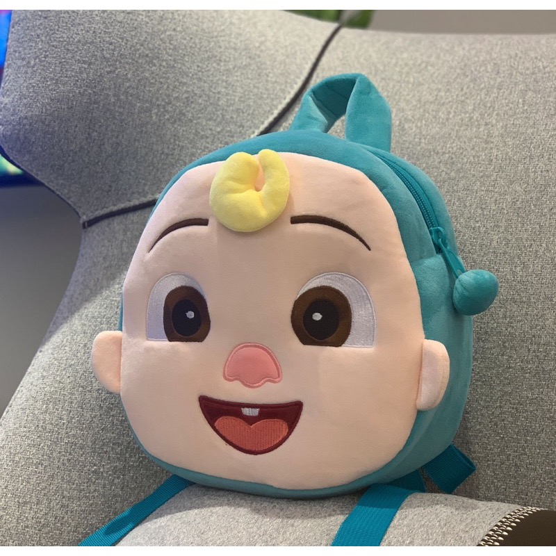 台灣現貨cocomelon西瓜雙肩背包Jojo外出便攜包包-細節圖4