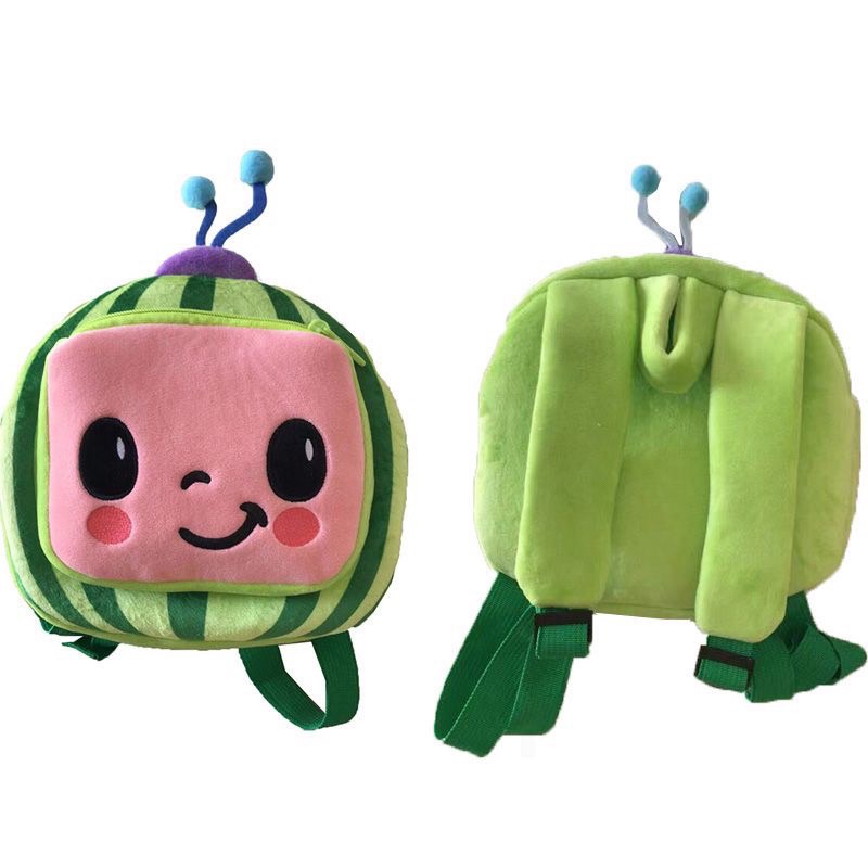 台灣現貨cocomelon西瓜雙肩背包Jojo外出便攜包包-細節圖5