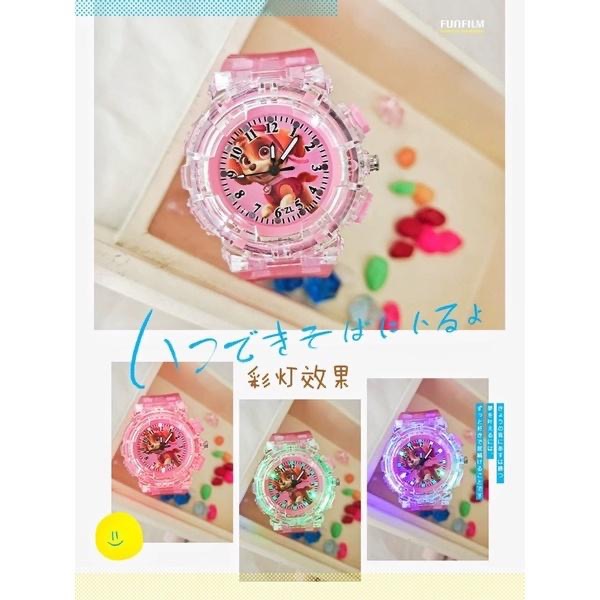 台灣現貨免運 汪汪隊電子發光兒童手錶 生日禮物手錶 兒童節禮物-細節圖3