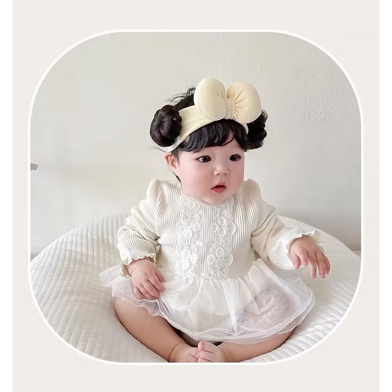 現貨 ins韓版新品蝴蝶結可愛小辮子髮帶-規格圖4