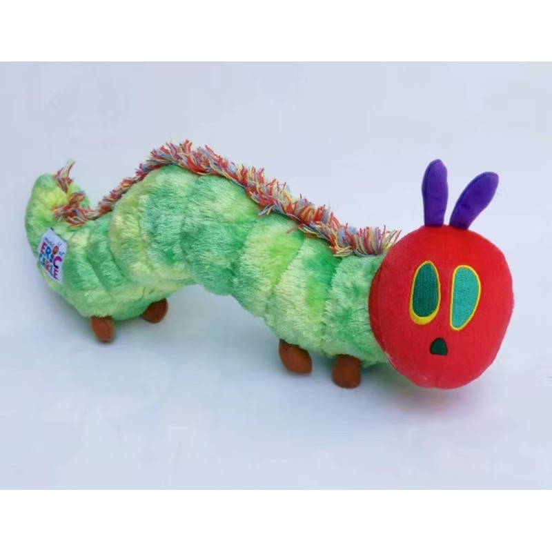 台灣現貨 好餓的毛毛蟲 繪本公仔 可變蝴蝶 陪伴玩具-規格圖9