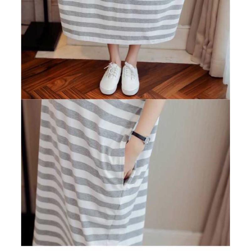 ［哺乳衣］L現貨 夏季新款歐美大碼100kg可穿寬鬆純棉哺乳裙-細節圖3