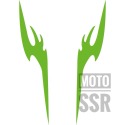 川崎 ZX-4R ZX-4RR 整流罩拉花貼紙 前頭罩貼紙 前擋風貼紙 400CC 四缸黃牌-規格圖9