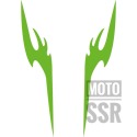 川崎 ZX-4R ZX-4RR 整流罩拉花貼紙 前頭罩貼紙 前擋風貼紙 400CC 四缸黃牌-規格圖9