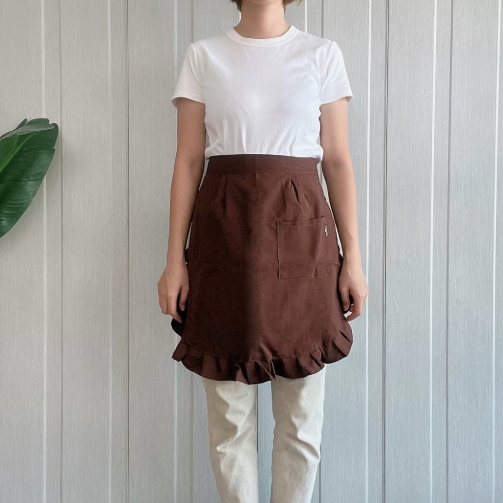 ￼圍裙家⚡️台灣製快速出貨⚡️多口袋半身圍裙-規格圖5