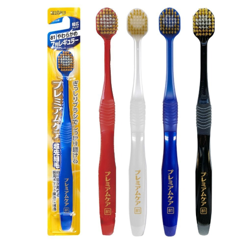 日本EBISU惠百施 7列軟毛 48孔優質倍護牙刷（顏色隨機）
