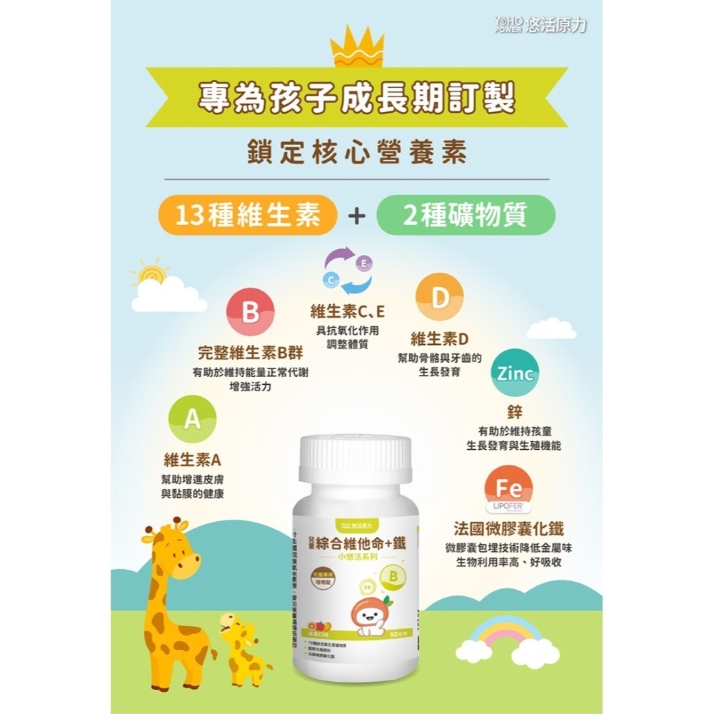 【竹楓藥局】下單2瓶再送1小(10入) 悠活原力 小悠活 兒童 綜合維他命 咀嚼錠（45入/盒）-細節圖5