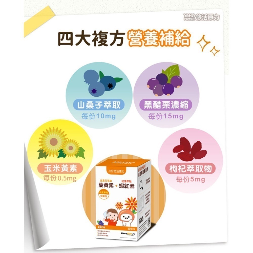 【竹楓藥局】2024最新包裝!下單2瓶再送1小(10入) 悠活原力 小悠活 兒童 葉黃素 咀嚼錠 葡萄口味(45粒)-細節圖9