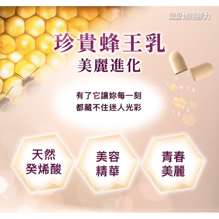 【竹楓藥局】2024最新包裝!  悠活原力 悠活大豆萃取膠囊 含大豆異黃酮 蜂王乳 穀維素 GABA（60粒）-細節圖4