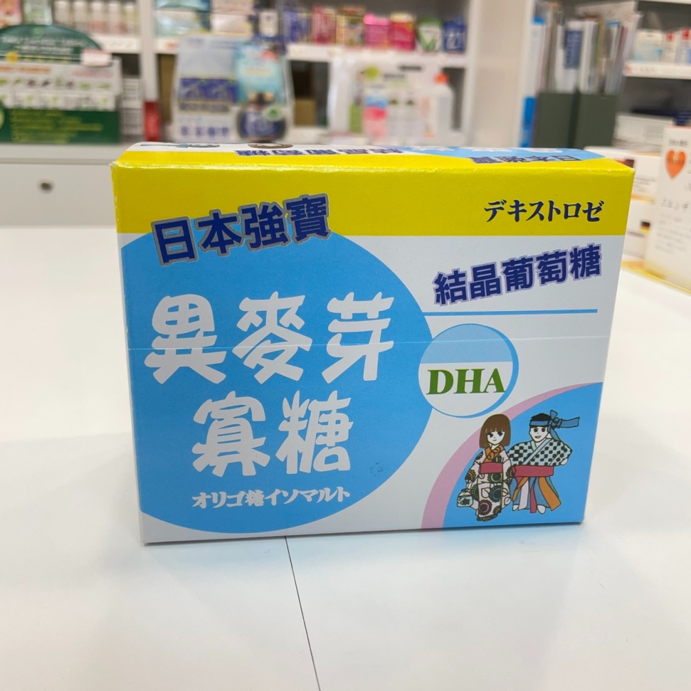 【竹楓藥局】日本 強寶 異麥芽寡糖 結晶葡萄糖粉 DHA.日本消化酵素添加 寶貝專用 50包/盒-細節圖2