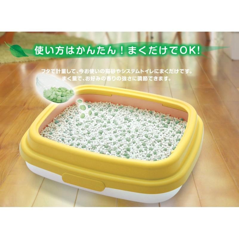 日本Unicharm貓砂除臭粒☆喵星花園☆ 除臭劑 除臭貓砂 芳香劑 /天然皂香.幽雅花香.田園芳香3款-細節圖4