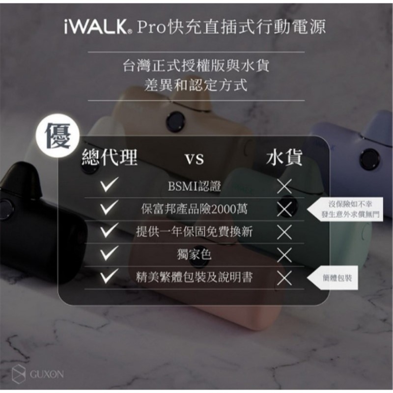 iWalk Pro 快充版口袋電源 行動電源 迷你行充 第五代-細節圖3