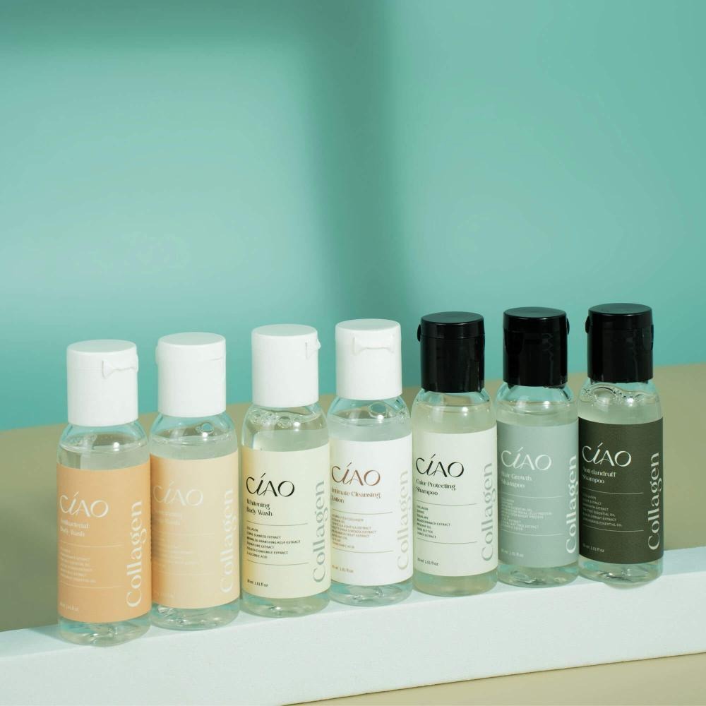 日喬恩B2B 洗髮精 沐浴露 私密清潔露 旅行組 隨身瓶 試用瓶 30ml  膠原蛋白 一組七入裝 現貨免運可刷卡-細節圖2