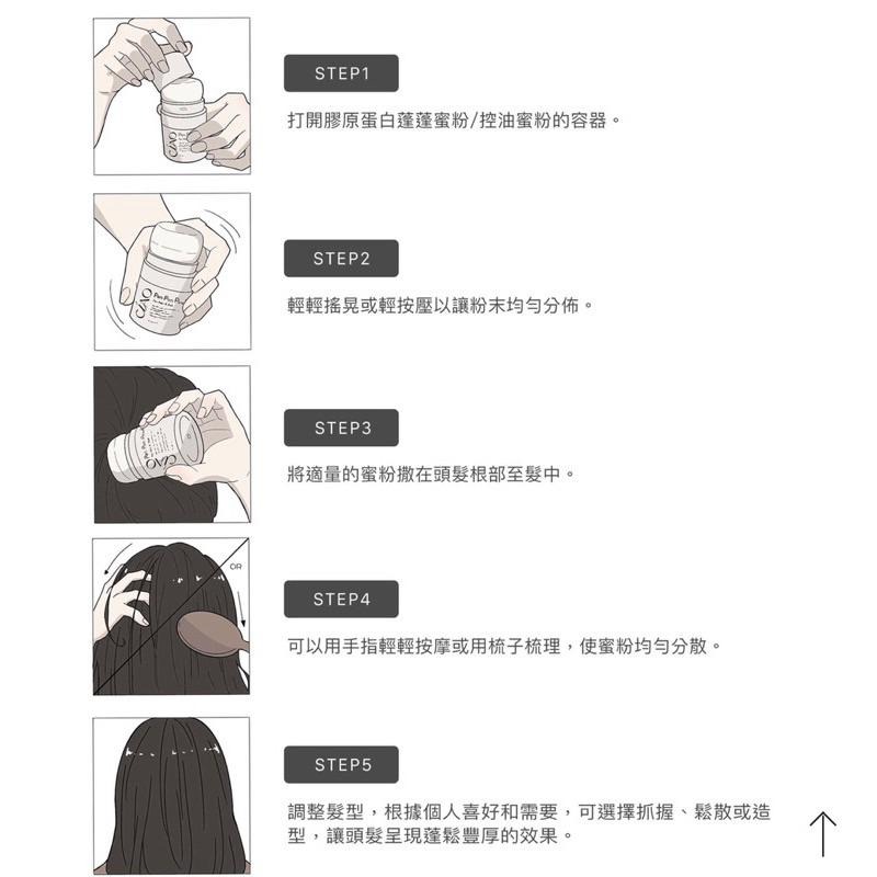 日喬恩B2B 升級版 膠原蛋白蓬蓬粉 藍銅胜肽 頭皮輕盈 蓬蓬粉 乾洗髮 吸油 乾洗頭 頭皮保養 定妝蜜粉-細節圖4