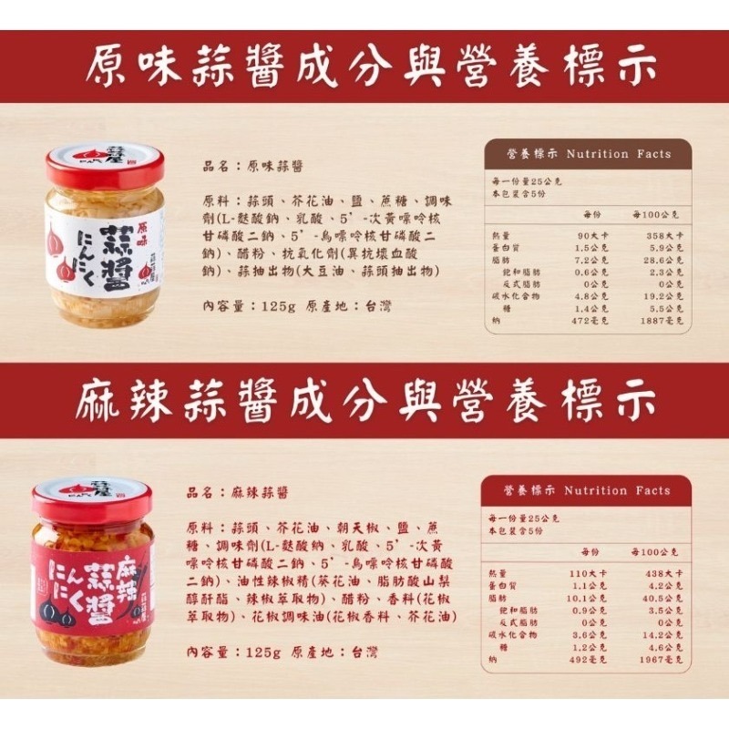 蒜蒜屋 原味蒜醬 麻辣蒜醬-細節圖4