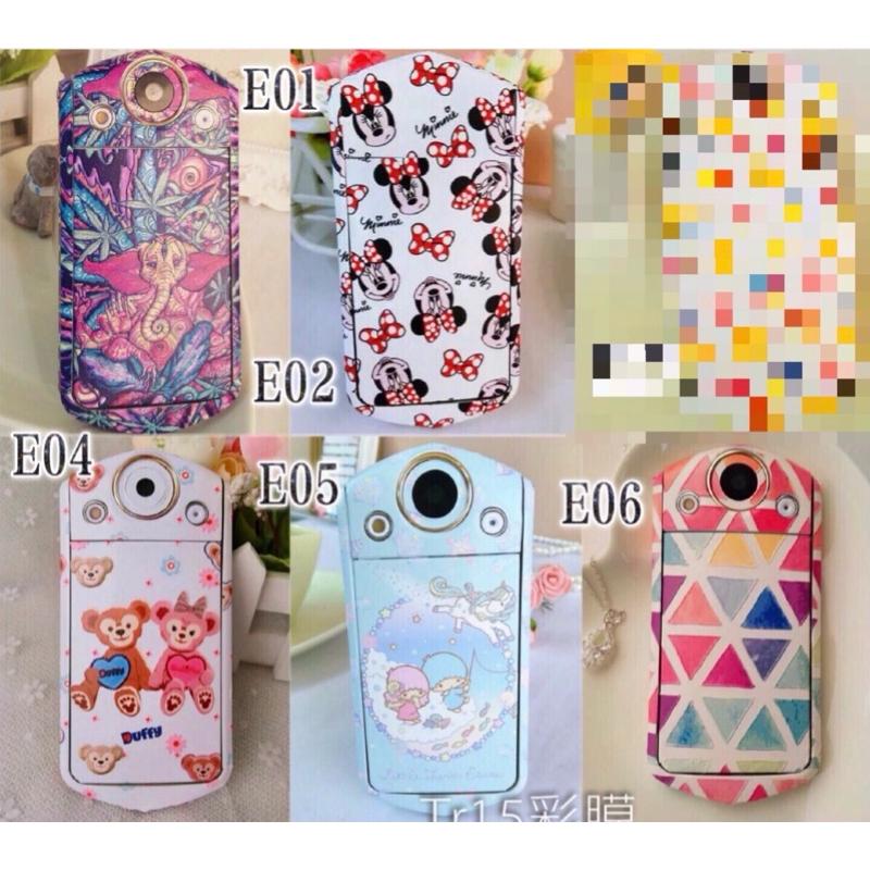 買一送一 卡西歐casio TR15 TR35 彩膜 3M 貼紙 不殘膠 機身膜 全機貼膜-細節圖2