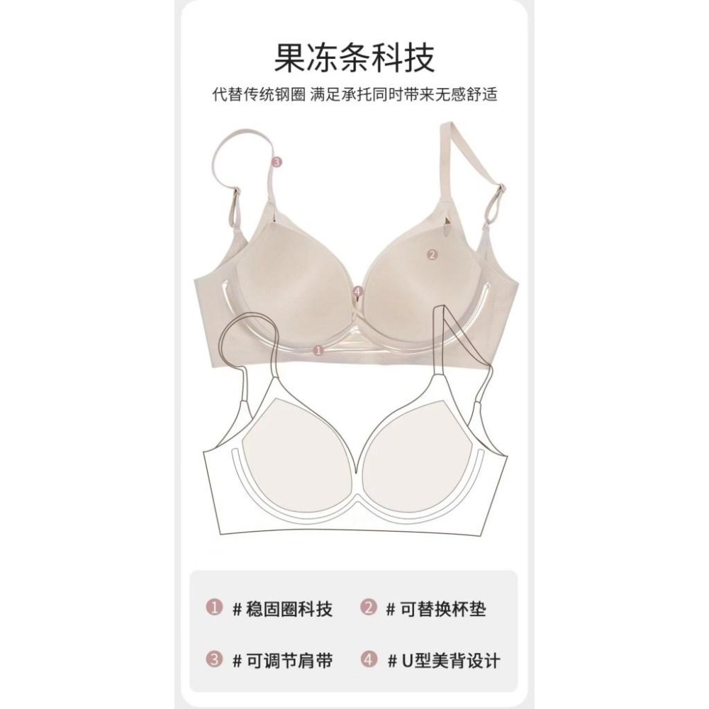 Micisty 密汐皙迪 外擴內衣 爆奶爆乳神器 無鋼圈 娜美內衣 美背聚攏 加厚內衣 爆款 側邊加厚 小胸必備-細節圖3