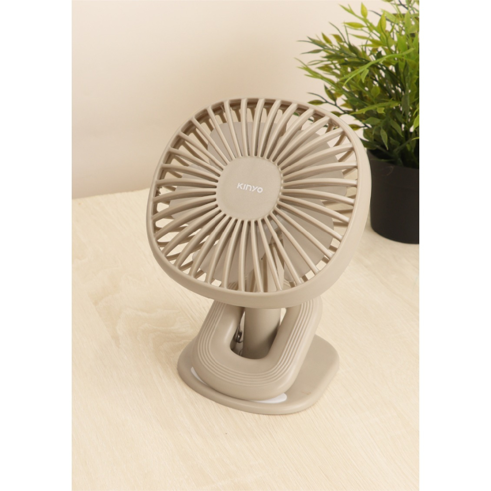 KINYO 夾立式充電風扇-細節圖6
