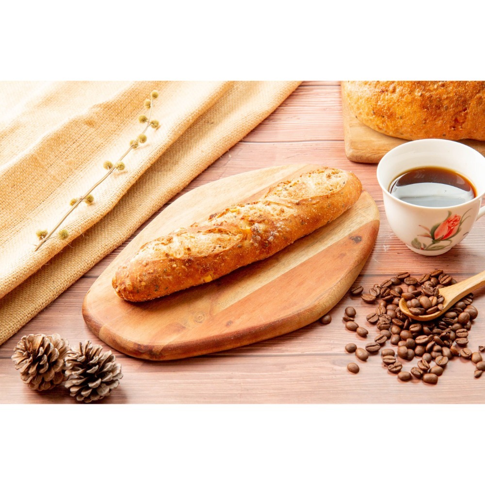 【阿段烘焙】（全素）法國雜糧 Multigrain baguette 【法國系列】-細節圖2