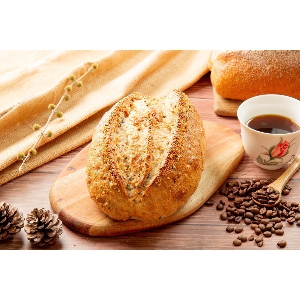 【阿段烘焙】鄉村多穀物 Multi-grain bread（全素、重約800g）-細節圖2