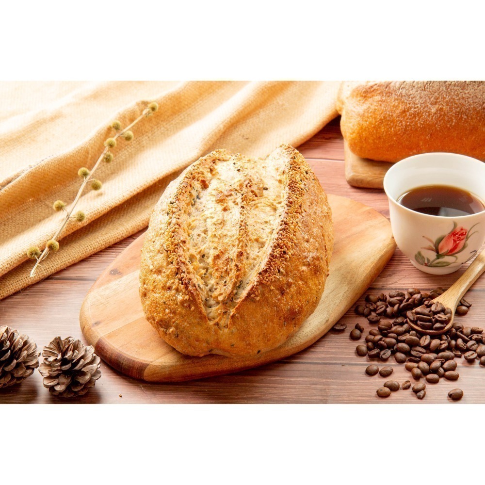 【阿段烘焙】鄉村多穀物 Multi-grain bread（全素、重約800g）-細節圖2