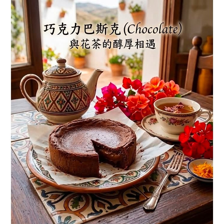 阿段6吋 巧克力巴斯克蛋糕 Chocolate Basque Cheesecake﹝蛋糕系列﹞-規格圖1