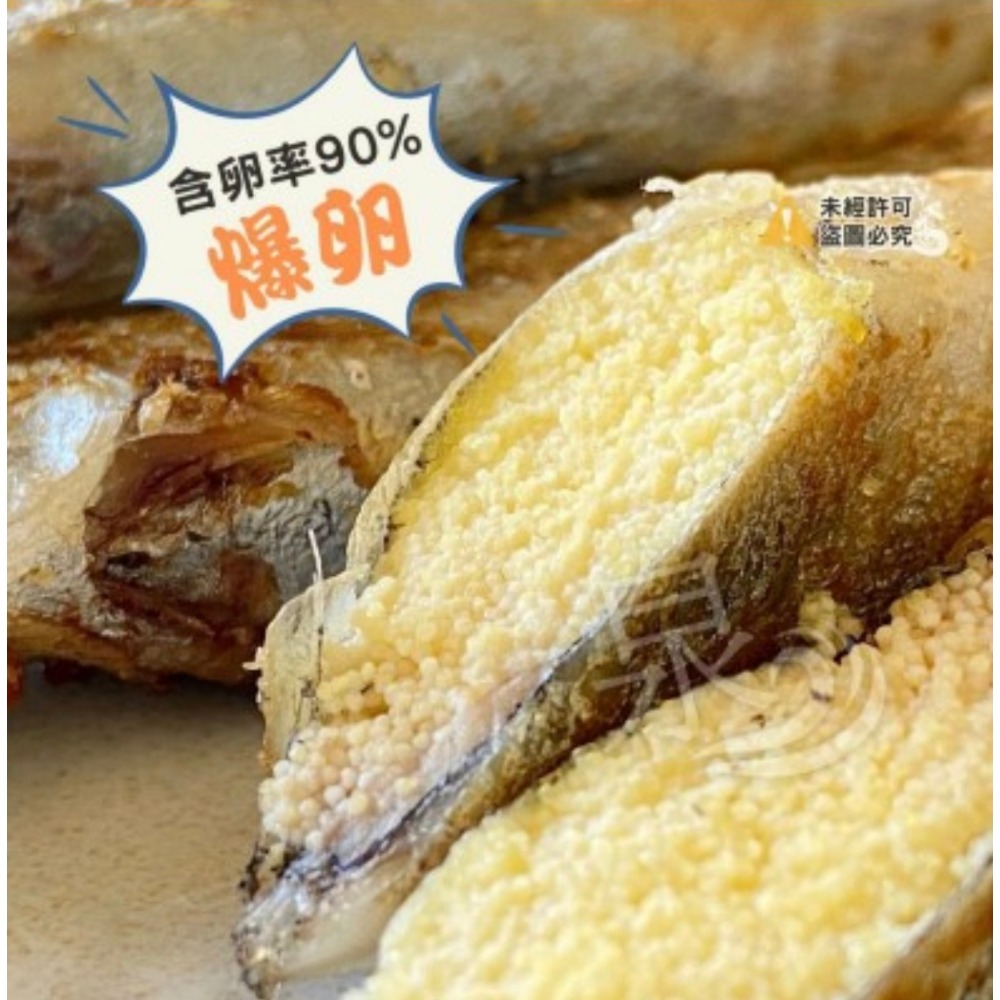 【極海鮮八號鋪】挪威爆卵柳葉魚，1公斤/包，滿肚爆卵的金黃魚蛋，大尾吃好滿足。-細節圖9