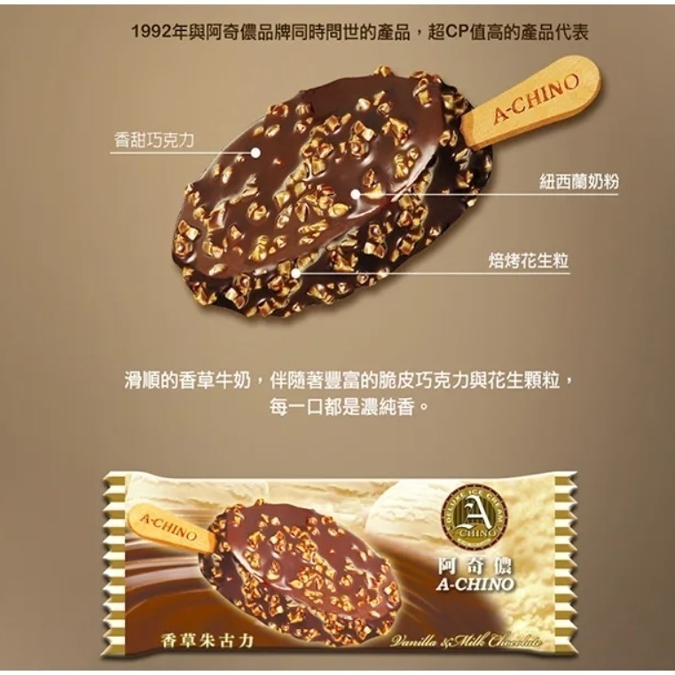 【極海鮮八號鋪】阿奇儂香草朱古力_ㄧ盒5入_豐富的脆皮巧克力與花生顆粒，每一 口都是濃純香-細節圖2