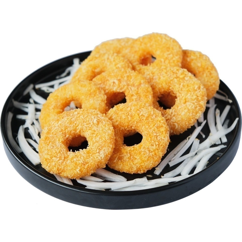 【極海鮮八號鋪】蝦多拿滋(甜甜圈蝦餅) 6片/盒，40g*6片/盒-細節圖3