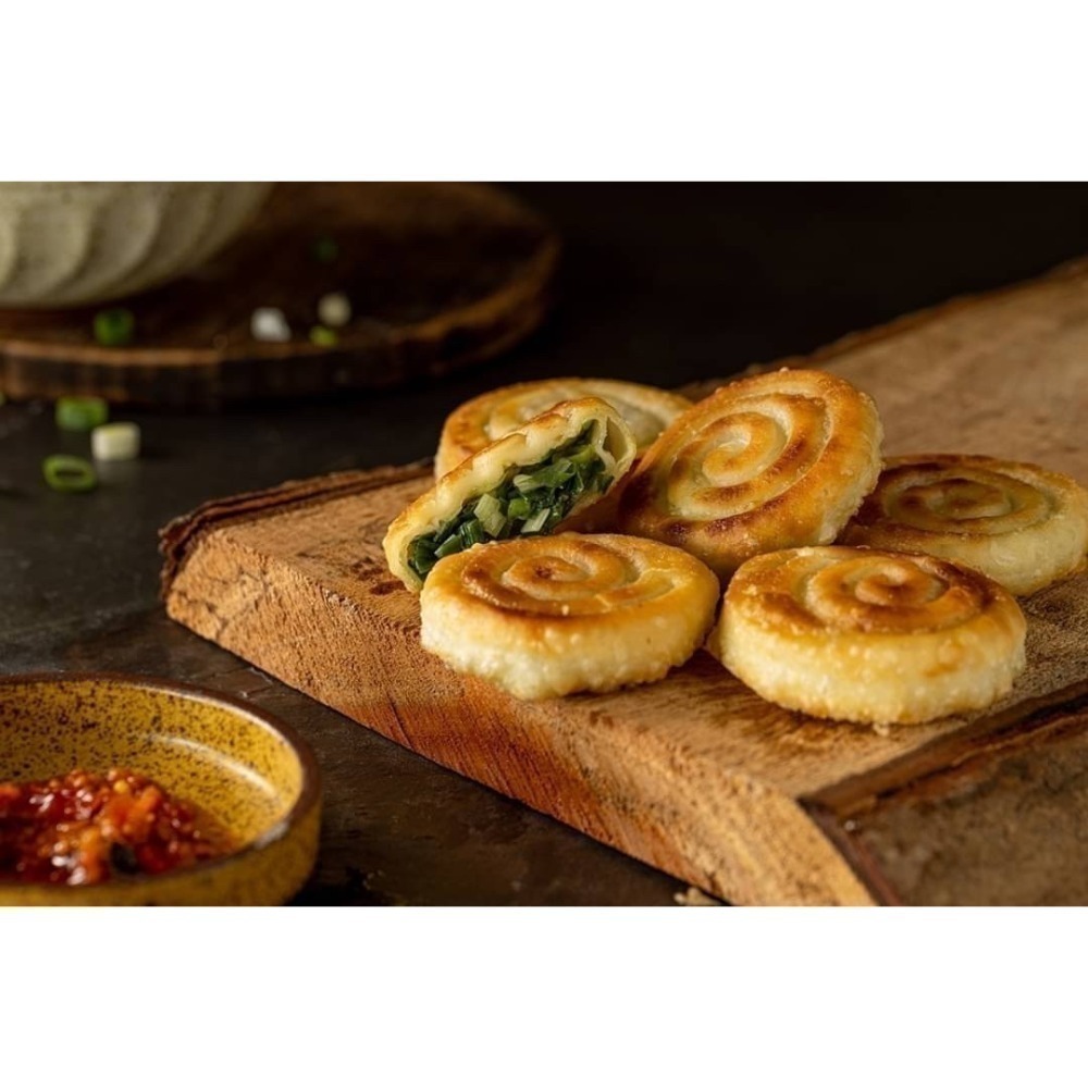 【極海鮮八號鋪】*社群優惠*店小二蔥仔餅(五辛素)滿滿的青蔥 × 鹹香麵皮（1包18片）1組2包-細節圖5