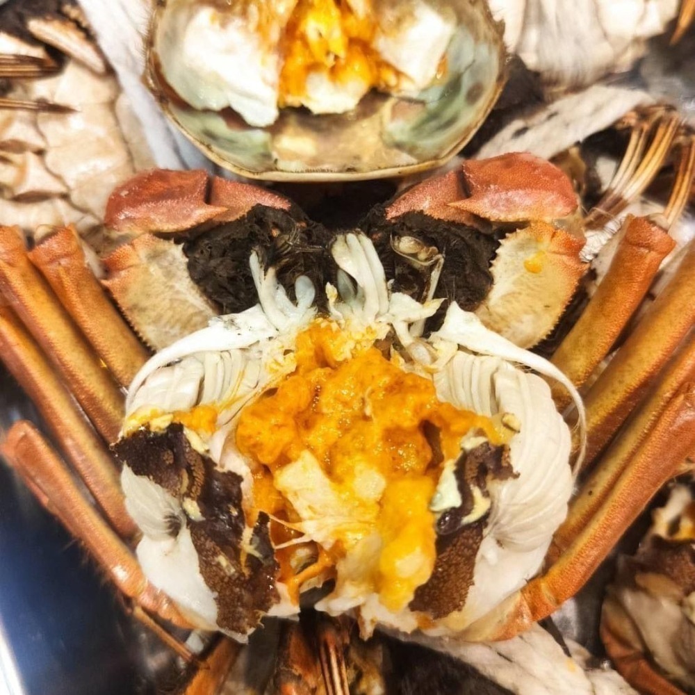 【極海鮮八號鋪】江蘇大閘蟹預購11/19月開始到貨，爆膏A+等級，有公蟹跟母蟹可選，每滿5隻送吃蟹工具組-細節圖4