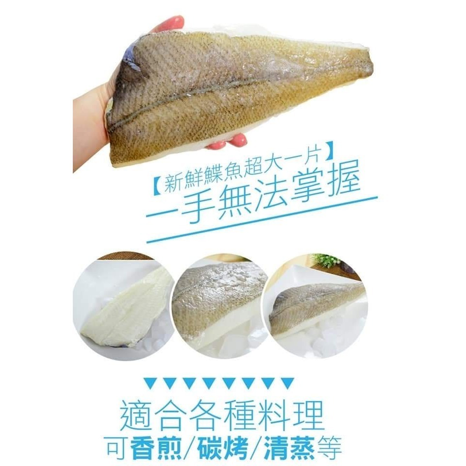 【極海鮮八號鋪】劍齒鰈魚菲力魚排300-400g，口感類似鱈魚，魚肉細緻、彈牙、入口即化-細節圖4