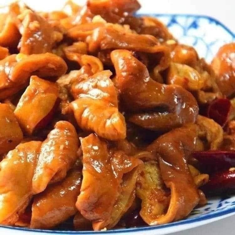 【極海鮮八號鋪】香滷大腸 250g/包，㊙️這些大腸經由老師傅私房秘方干鍋滷汁㊙️滷得超夠味且不軟爛，退冰即食-細節圖3