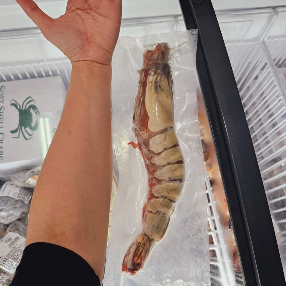 【極海鮮八號鋪】巨無霸大海草蝦(手臂蝦)100-120g/隻，2隻/包，年節送禮，中秋烤肉最讚-細節圖6