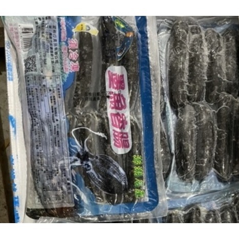 【極海鮮八號鋪】宏裕行 墨魚香腸 10條裝， 600公克，吃得到花枝肉ＱＱ的口感-細節圖2